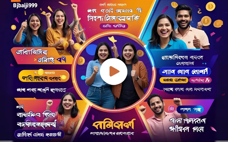 Get up to ৳100,000 in bonuses when you register with bj baji999 in Dhaka.