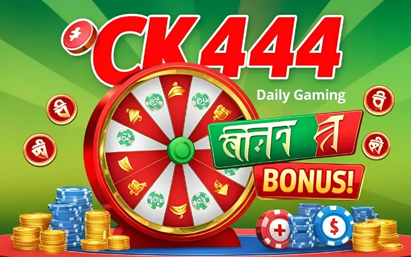 CK444 daily promo spins and rewards with Bengali style design