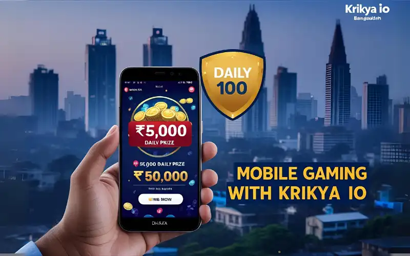 krikya io Bangladesh mobile-friendly jackpot game with ৳50,000 daily prize