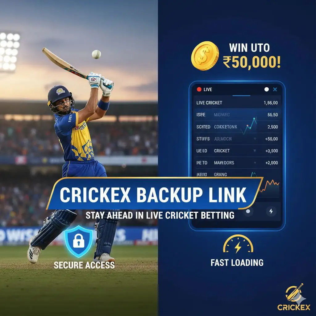Instant access through the crickex backup link leading to smooth gameplay and high payouts